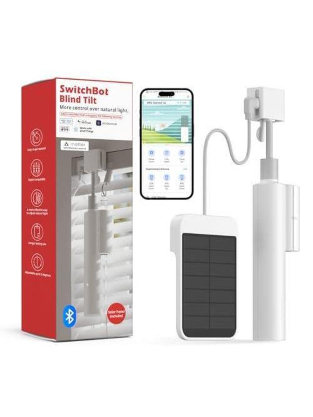 SwitchBot Blind Tilt Motorized Smart Electric Blinds Opener